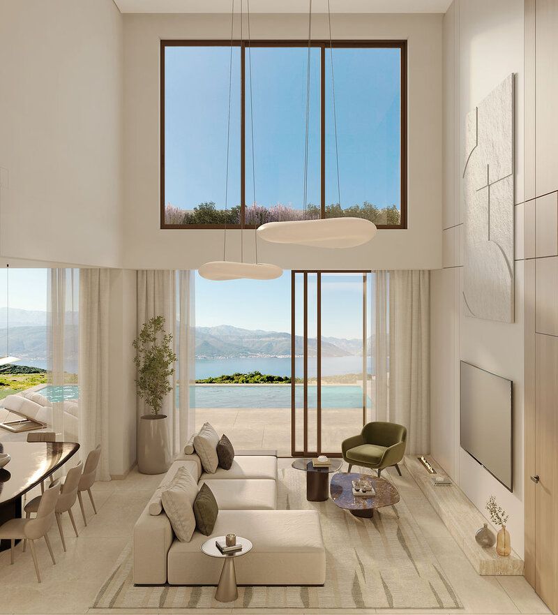 Botanika Townhouse double-height living and dining