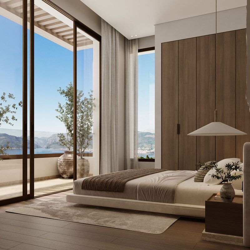 Botanika Townhouse master bedroom with terrace